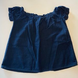 VERO MODA navy blue summer top